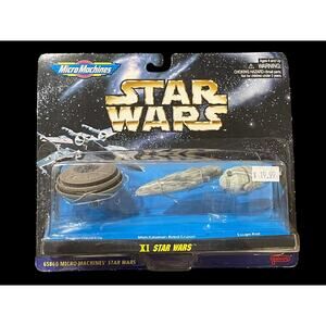 1996 Galoob Star Wars Micro Machines XI Miniature Spaceship Figures Set #65860